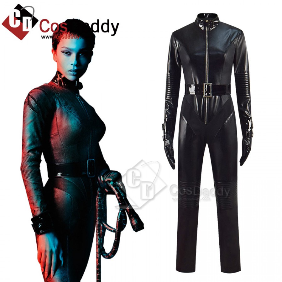 Catwoman Costume The Batman Catwoman Cosplay Super Heroine Suit Black